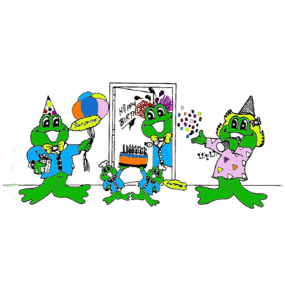 F.A.Q. 29 happy birthday frogs